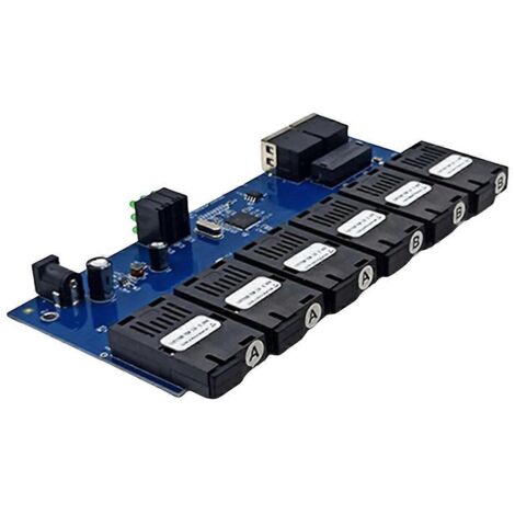 Convertisseurs de fibre optique monomode, carte PCBA, 2 ports RJ45--