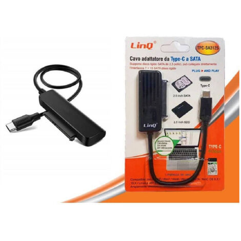 Convertitore Adattatore Da Hard Disk Usb Type-c A Sata A 15pin 2,5" Hdd Tpc-sa3125