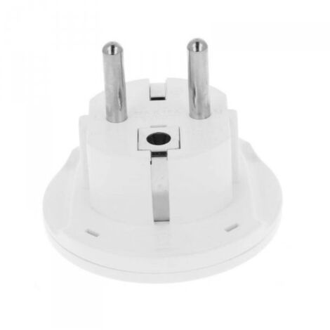 Convertitore Adattatore Viaggio Da Spina Schuko 16A A Presa UK USA AUS CN Colore Bianco Max 2300W