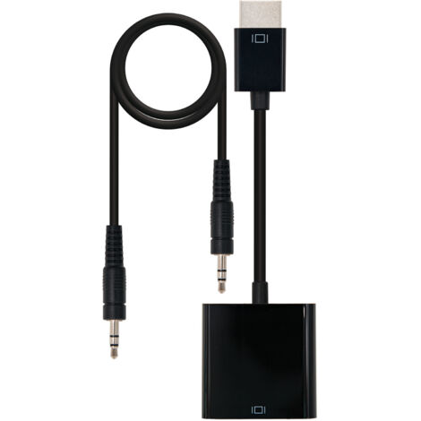 Convertitore da HDMI a VGA con connettore audio 3.5