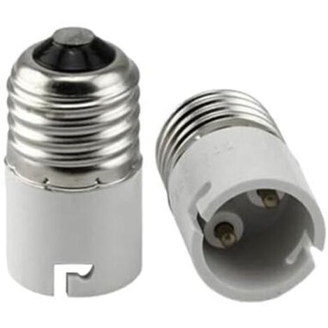 Convertitore da presa E27 a B22 KZQ, adattatore per base lampadina a baionetta, portalampada per lampade LED/CFL e a incandescenza