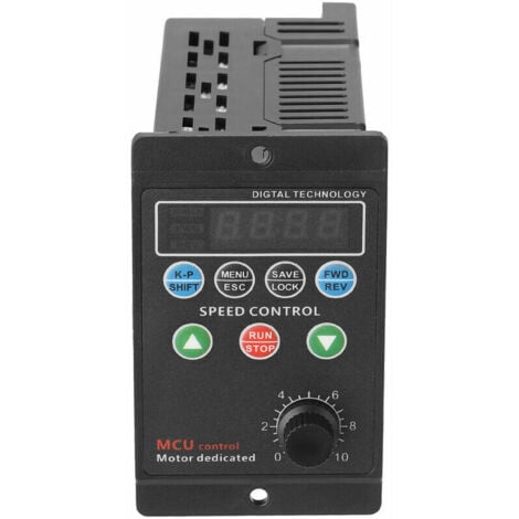 ALOVEZ Convertitore di Frequenza per Motore Trifase con Ingresso Monofase 220V - Display Digitale a 4 Cifre - Tipo Multicolore