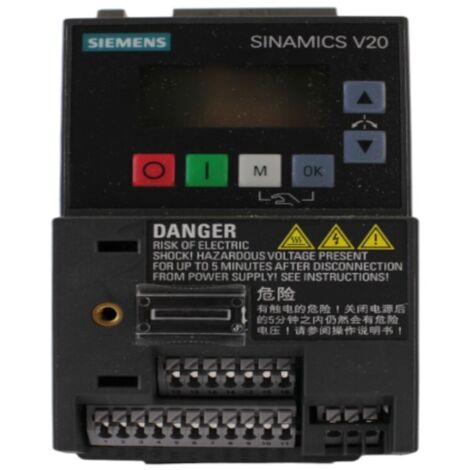 Convertitore di Frequenza V20 0,37kW, 200-240V con Modbus RTU