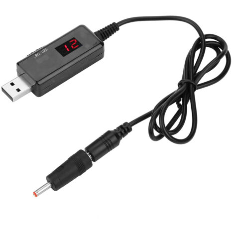 Convertitore di potenza da USB a CC con display da 9 V/12 V