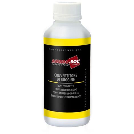 Convertitore di Ruggine AMBROSOL Antiruggine Liquido Penetra e converte 250 ml