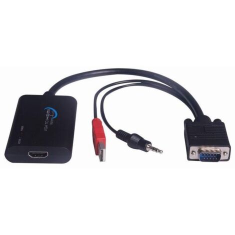 Convertitore MicroConnect VGA - HDMI con alimentazione USB