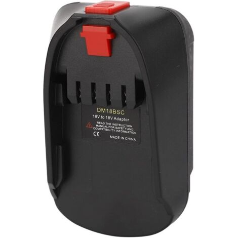 Convertitore per batteria al litio, connettore di sicurezza ABS preciso. Adattatore per batteria al litio DM18BSC da 18 V per utensile Bosch C. Utilizzabile per Dewalt e Bosch.
