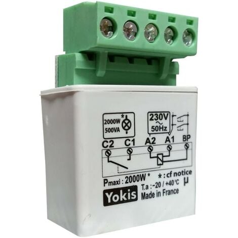 Convertitore per contatto permanente tapparelle Yokis CVI34E 5454806