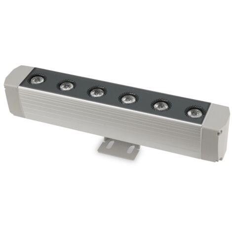Convertt Surface Sistema Lineal Exterior Para iluminar hacia arriba Luz LED blanco cálido 3000K Aluminio Anodizado