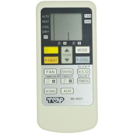Convient à la plupart des télécommandes universelles de climatiseurs Panasonic RM8023Y