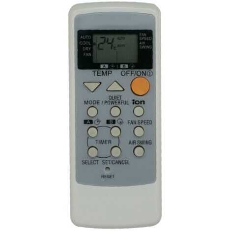 Convient à la télécommande du climatiseur Panasonic A75C2287 2450 2308 2458 télécommande