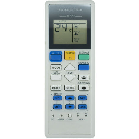 Convient à la télécommande du climatiseur Panasonic A75C3300 3208 3706 3708