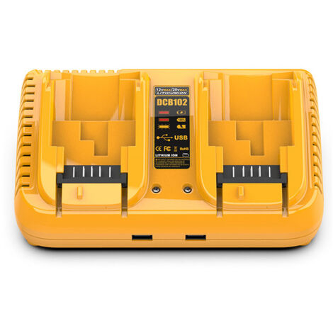 Convient au chargeur de batterie au lithium pour outils électriques Dewalt 12V20V, chargeur rapide DCB102