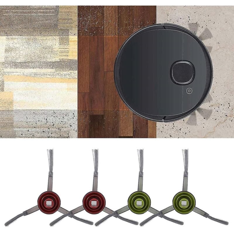 Convient aux accessoires d'aspirateur Deebot Ozmo T8 T9 T8 Brosse à rouleau Filtre Brosse de bord