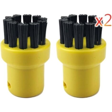 Convient aux accessoires de nettoyage à vapeur Karcher SC1/2/3/4/5, tête de brosse ronde en fil de nylon