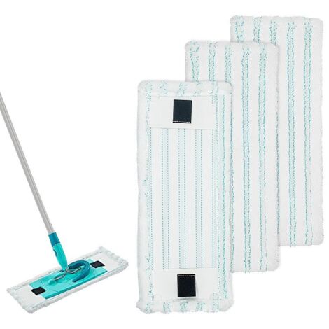 Convient aux balais Leifheit lifei Clean Twist M Ergo, utilisation humide et sèche, ensemble de 3 pièces.