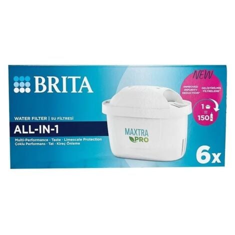 ANDYOU Convient aux cartouches filtrantes multifonctions tout-en-un BRITA MAXTRA PRO (paquet de 6)