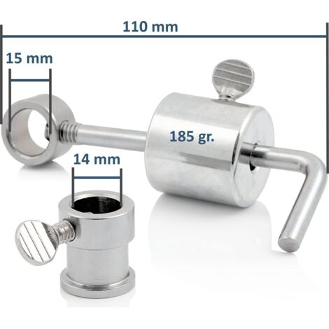 Convient aux contrepoids et roulements des fourchettes à viande de type barbecue, acier de 185 g.