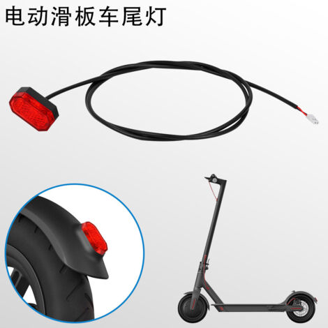 Convient aux feux arrière de scooters électriques, feux de sécurité LED étanches, installation facile, feux de freinage à quatre trous pour garde-boue