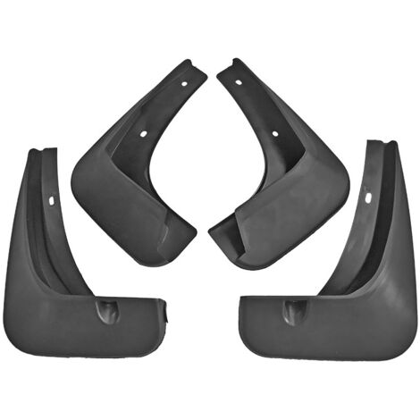 Convient aux garde-boue de la Chevrolet Aveo à hayon 2011-2014, housses de garde-boue pour pneus de voiture, garde-boue souples noirs, modification résistante aux éclaboussures et à l'usure.