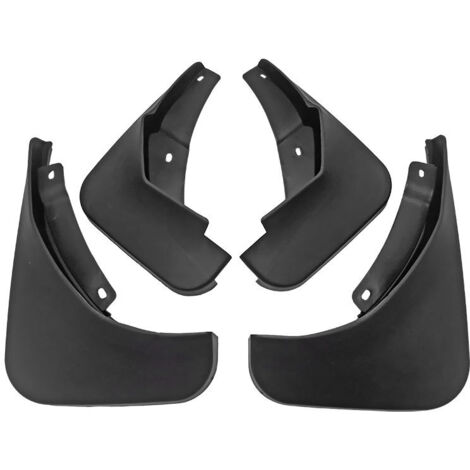 Convient aux garde-boue Volkswagen CC 2010-2012, garde-boue de pneus de voiture, garde-boue en caoutchouc souple, noir.