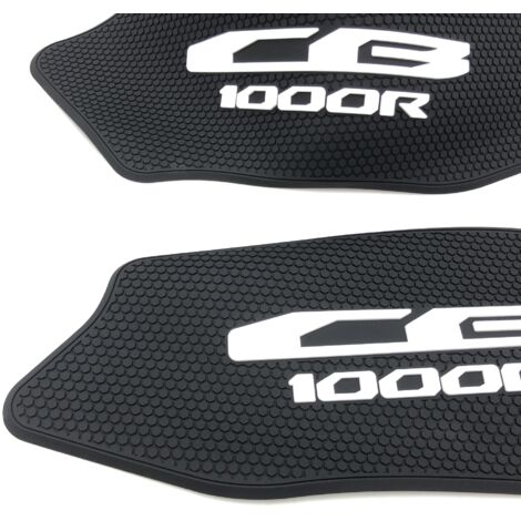 Convient aux pièces de modification de la moto HONDA CB1000R : autocollant antidérapant pour réservoir de carburant, autocollant latéral d’isolation thermique, autocollant décoratif à chevrons.