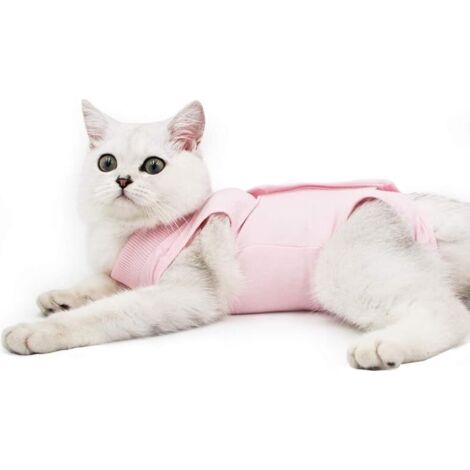 Convient aux plaies bombées ou aux affections cutanées Alternative pour les chiens et les chats Wear M rose après la chirurgie