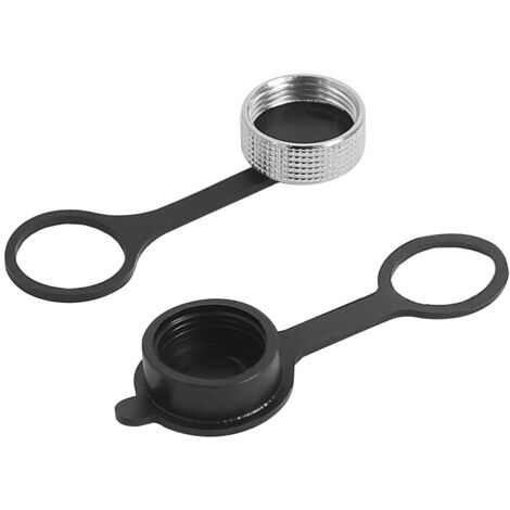 Convient aux prises et fiches aéronautiques GX16 – Accessoires : chaîne en caoutchouc GX16, couvercle métallique et couvercle en plastique GX16