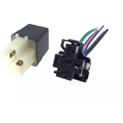 Convient aux relais haute intensité 12 V à 4, 5 et 6 broches Nissan avec supports convient pour la modernisation ou la modification de relais.