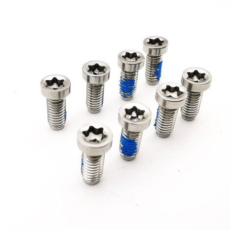 Convient aux vélos de route SRAM avec capteurs de puissance QUARQ 12 vitesses et manivelles AXS, vis de service à 8 trous, acier inoxydable 304.