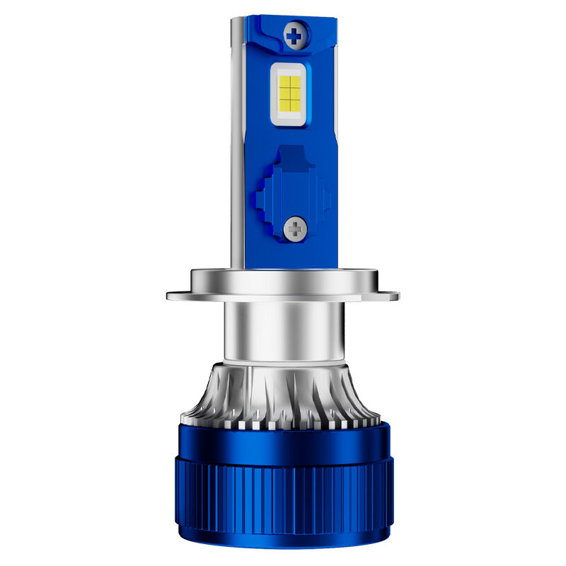 Convient pour 2 phares LED H7 pour voiture, ampoules LED super lumineuses pour feux de route et de croisement, 6 000 K, 12 000 lm, feux de