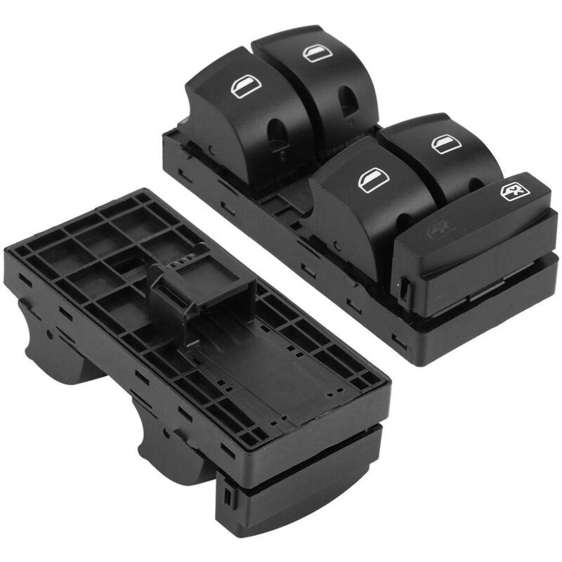 Convient pour 2 pièces Interrupteur de fenêtre 4F0959851A Bouton de commande de fenêtre principal d'alimentation électrique pour A4 A6 Q7