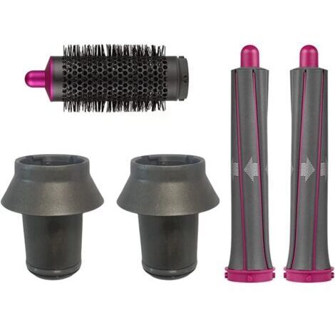 Convient pour 5 accessoires de bouclage automatique pour sèche-cheveux Dyson Supersonic, barils de bouclage, brosse volumisante, peigne et adaptateur magique