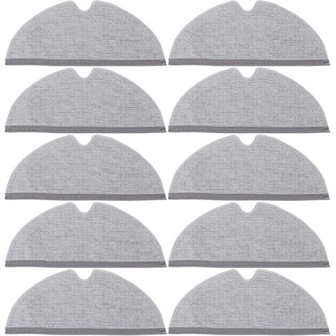 Convient pour aspirateur Xiaomi Roborock S5 S50 S51 S55 S6 S6 MAXV S5 Max, chiffon de nettoyage à couverture complète (10 pièces)