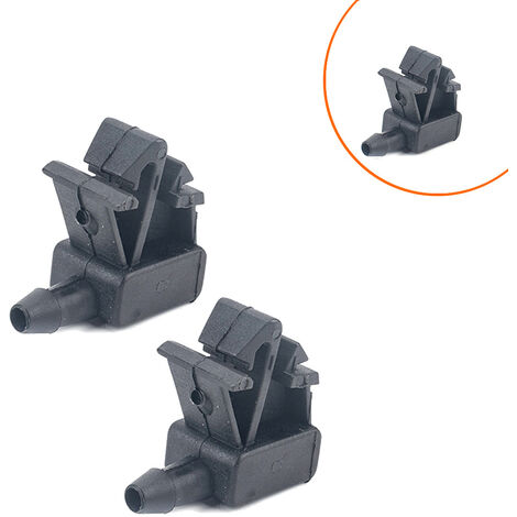Convient pour Citroen buse d'eau voiture avant pare-brise boucle buse d'eau 1 paire 6438Z7