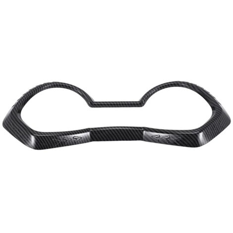 Convient pour la modification du tableau de bord de la moto YAMAHA XMAX300 : patch décoratif brillant en fibre de carbone pour le tableau de bord.