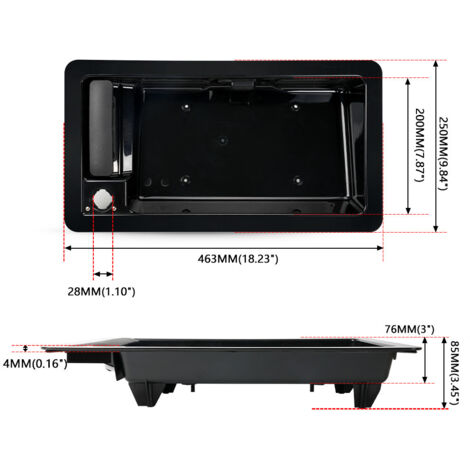 Convient pour le boîtier de poignée de hayon de voiture Ford E150 et E250, support de cadre de plaque d'immatriculation 6C2Z15434A20A, un paquet.