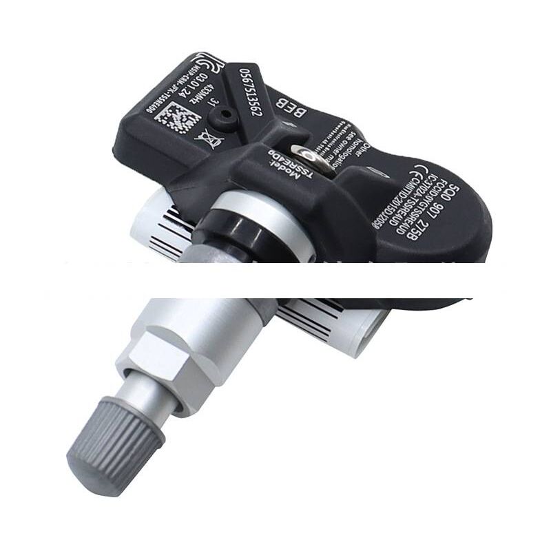 Convient pour le capteur de pression des pneus 5Q0907275B Volkswagen Audi Porsche Bentley, moniteur de pression des pneus TPMS 4 pièces