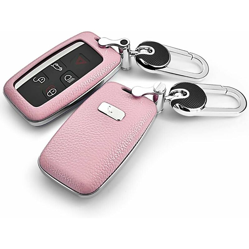 Fei Yu - Convient pour l'étui à clés de voiture Land Rover (rose)