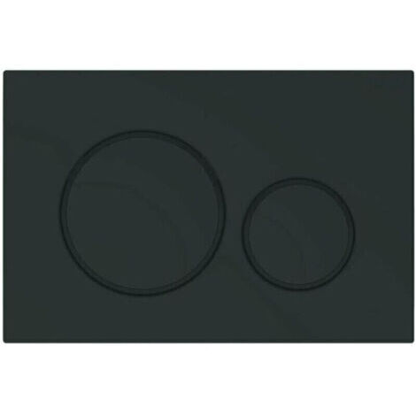 Convient pour plaque de déclenchement WC GEBERIT DUOFIX Sigma 20 - Noir mat (115.882.16.1)