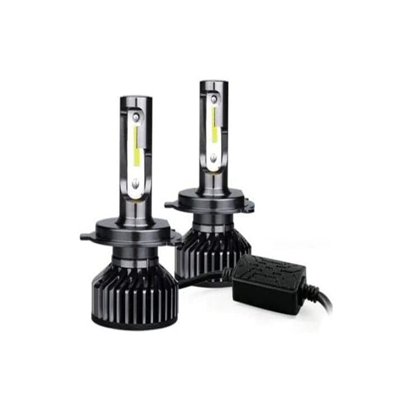 Convient pour voiture 2pcs 8000K Mini H7 LED ampoules de phares