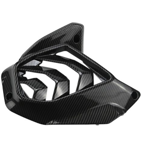 Convient pour Yamaha NMAX155 2025 : bouchon de radiateur texturé en fibre de carbone, coque de radiateur en plastique, accessoire décoratif pour moto.