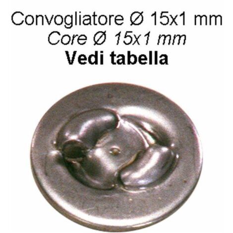 Convogliatore acciaio ø15x1 cieco