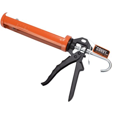 Convy Pistola per silicone rinforzata, per cartucce da 22-23 cm, 300 ml