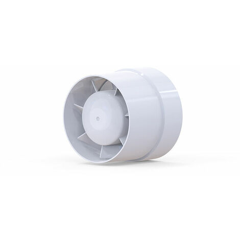 COOCHEER 115 mm Exhaust Fan Inline Duct Fan, Air Ventilator Pipe Ventilation Exhaust Fan , Mini Extractor Duct Fan for Bathroom Toilet Wall Fan Vent Fan, 16W 220V,  (LFI-11S)