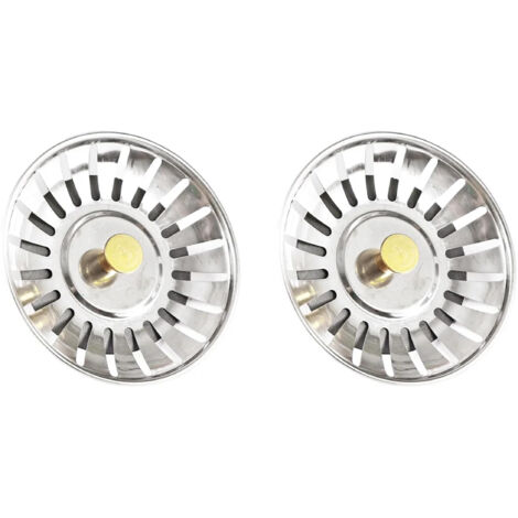 COOCHEER 2 Pack Kitchen Sink Strainer, Anti-Block Sewer Mesh, Floor Drain