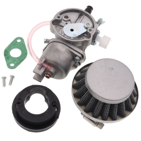 COOCHEER Ersatzteile 13 mm Motorrad-Vergaser-Set mit Luftfilter für 47 cc-49 cc Mini-Motorräder