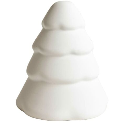 Cooee Design Albero di Natale, Abete, Decorazione Natalizia, Bianco, Ø: 13 H: 15 CM