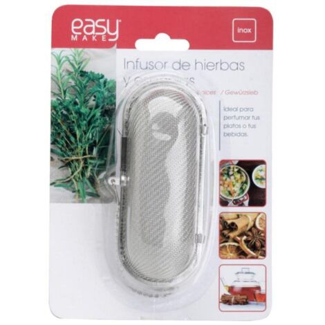 COOK CONCEPT CMKU6463 INFUSOR ESPECIAS, Metallo, Argento