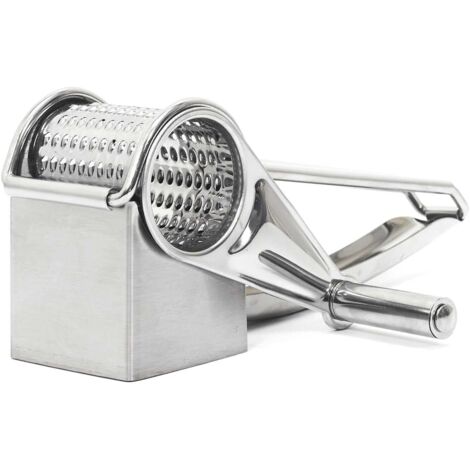 COOK CONCEPT, KU6648, Grattugia Manuale in Acciaio Inox, Design Moderno ed Elegante, Facile da Usare e da Pulire, Dimensioni compatte 20x6x8 cm, Colore Argento